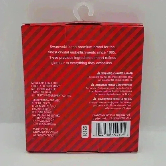 HARVEY LEWIS 2018 "BIG BROTHER  TEDDY" Christmas Tree Holiday Ornament Swarovski - Picture 2 of 10